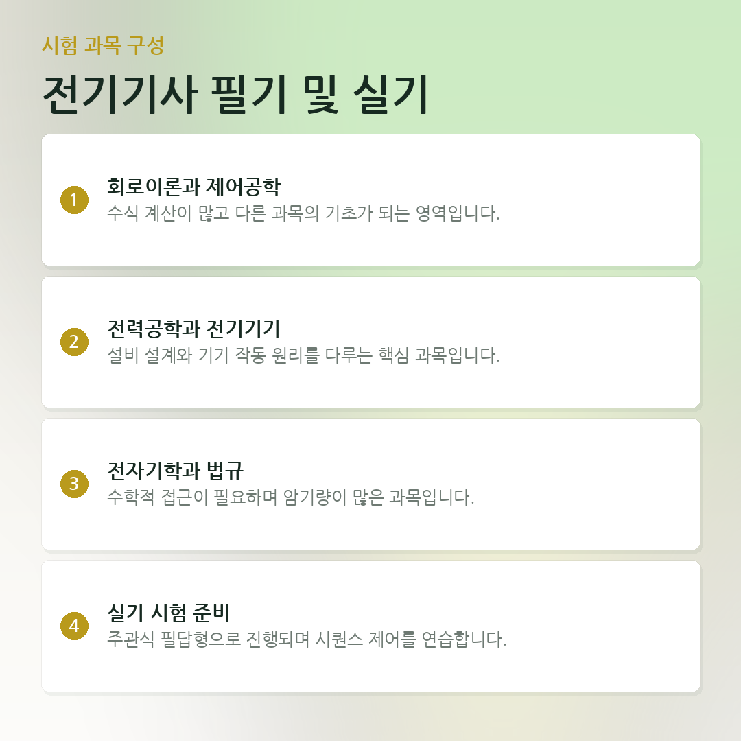 전기기사 필기 및 실기 요약 카드