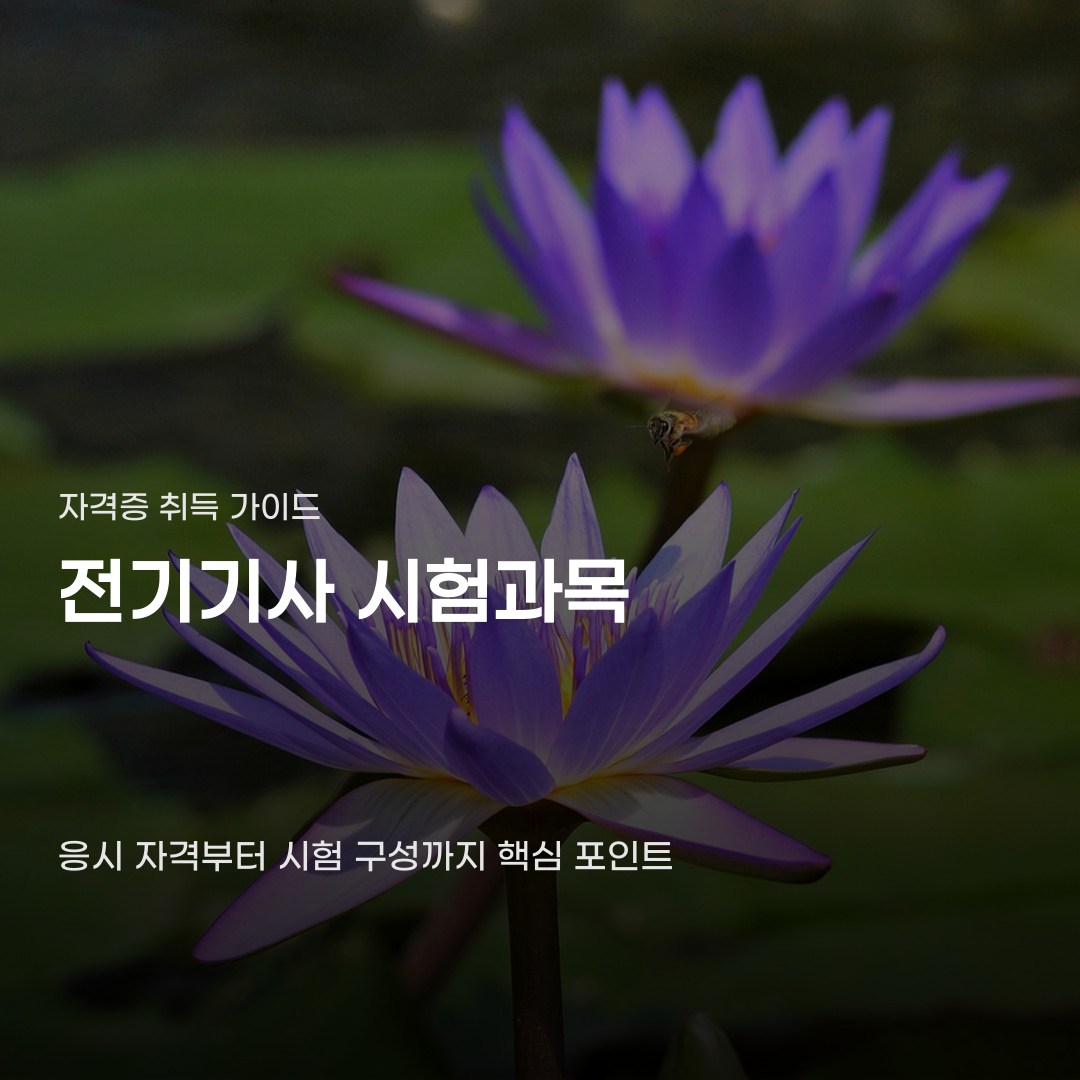전기기사 시험과목 및 합격 기준 정리